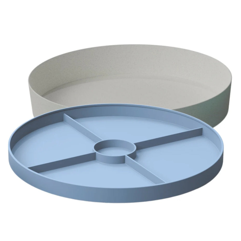 Jellystone Designs - Sensory Tray Play with Illustrated Silicone Lid - Soft Blue
