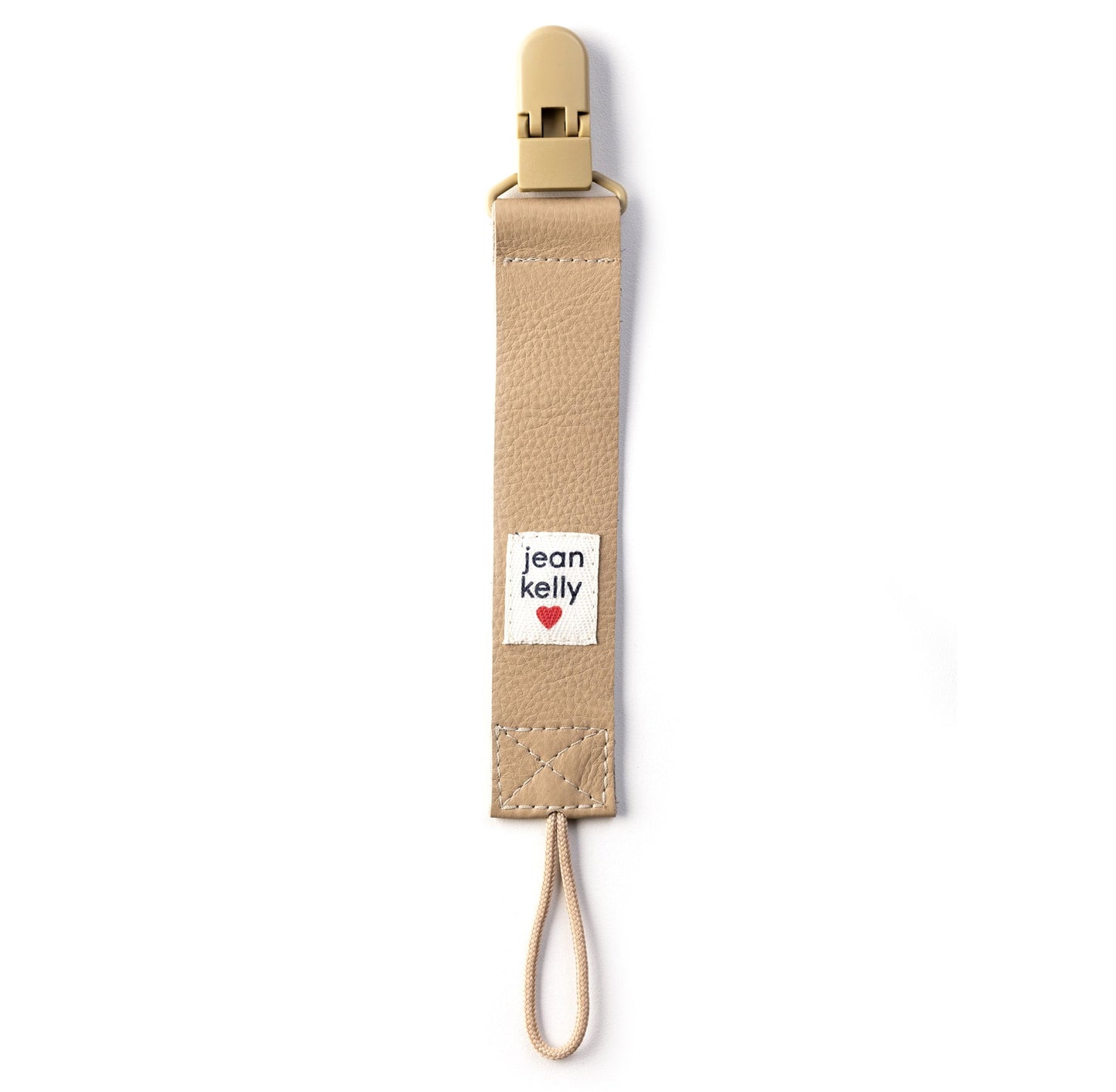 Jeankelly Leather Dummy Clip – Stone