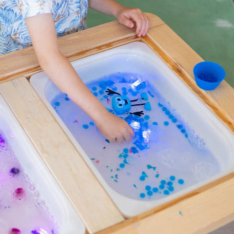 Glo Pals: Water Activated Light-Up Sensory Toys - Blair (Blue) 3pc