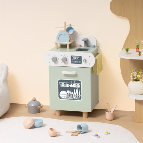 TookyToy – Pretend Play Dishwashing Machine Toy Set