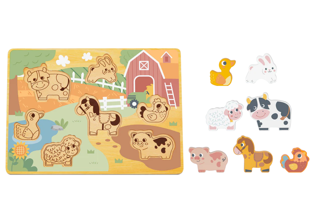 hi Pando Chunky Puzzle - Farm