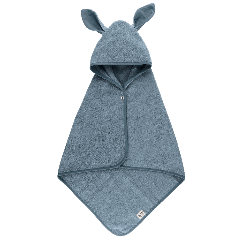Kangaroo Hoodie Towel Baby - Petrol