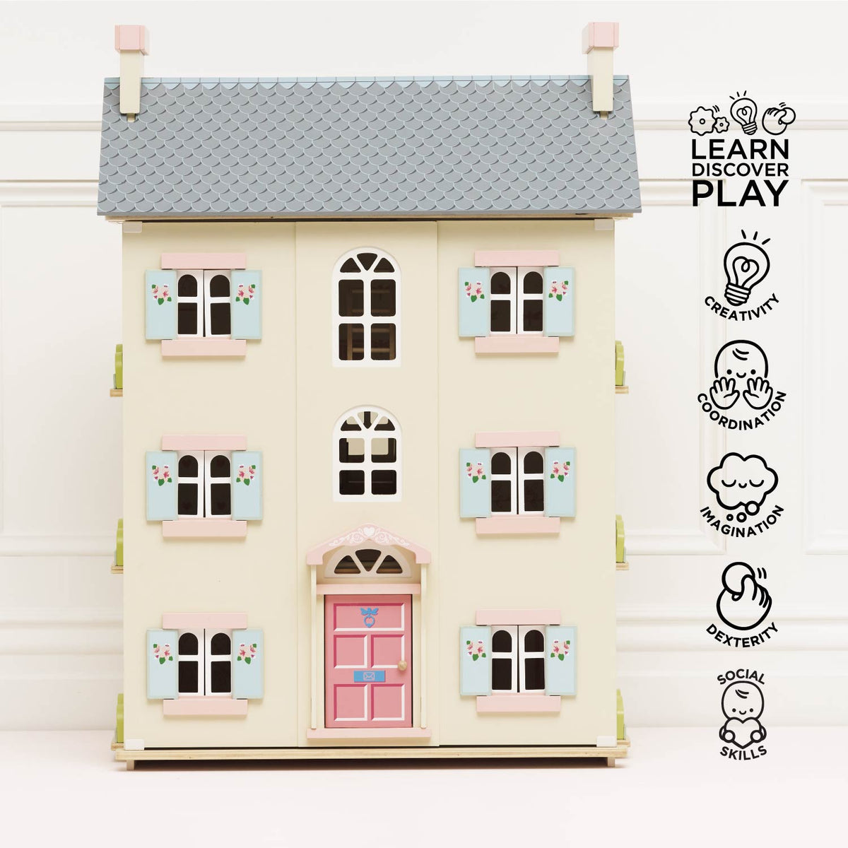 Le Toy Van Cherry Tree Hall Wooden Dolls House