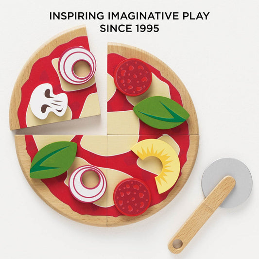 Le Toy Van Pizza & Toppings with Slice Cutter