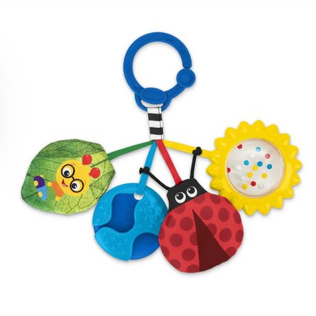 Baby Einstein Touch of Nature Sensory Toy with ladybird, teether & rattle