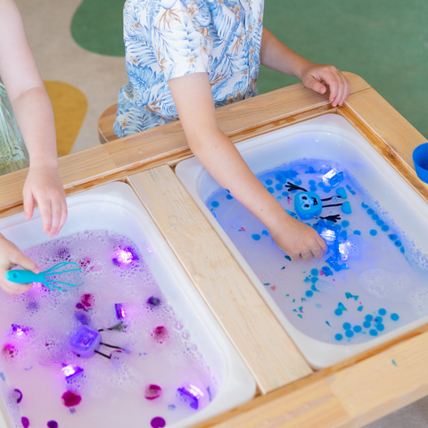 Glo Pals: Water Activated Light-Up Sensory Toys - Blair (Blue) 3pc