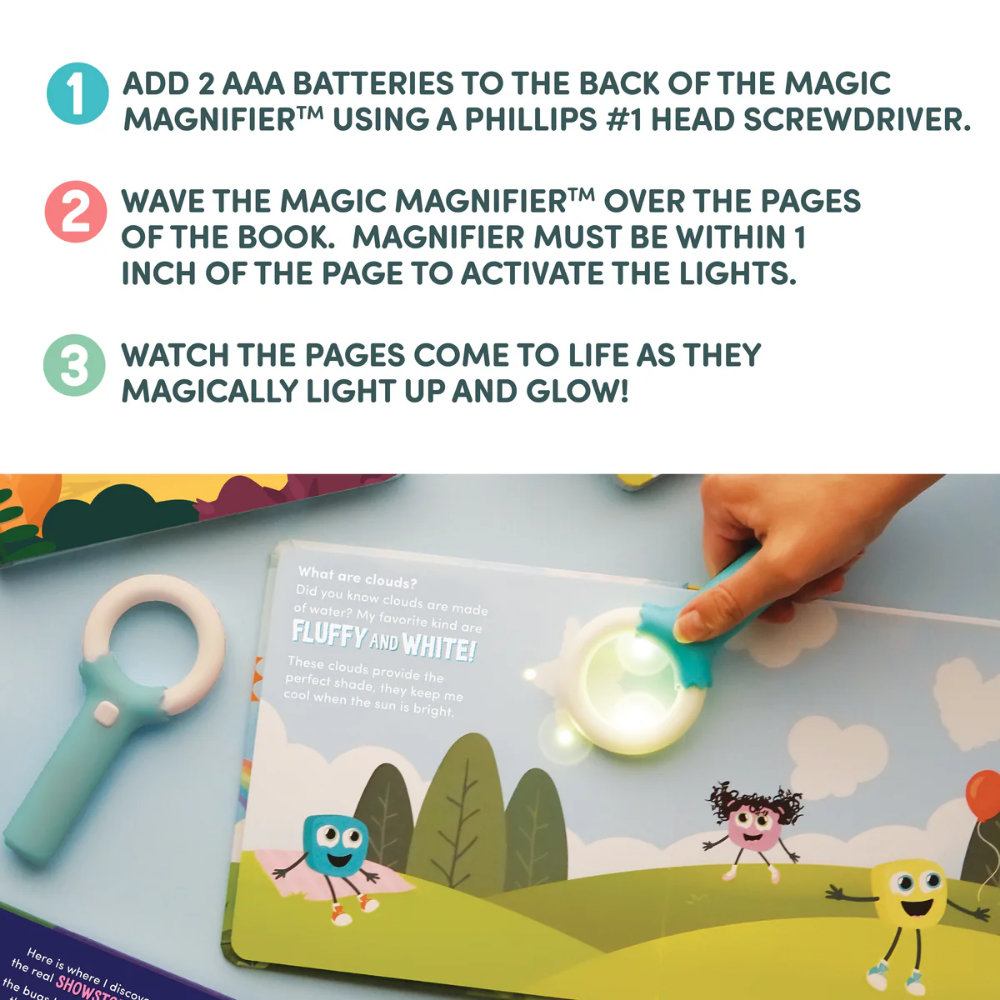 Glo Pals - Light Up Book - Alex Asks: What is the Weather