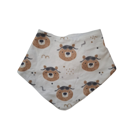 Pilot Bear Baby Bandana Bib