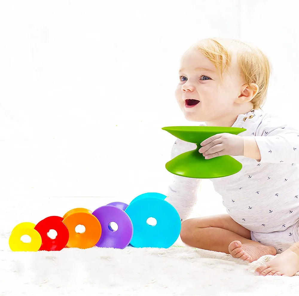 Rainbow Spinning Wheel Toy