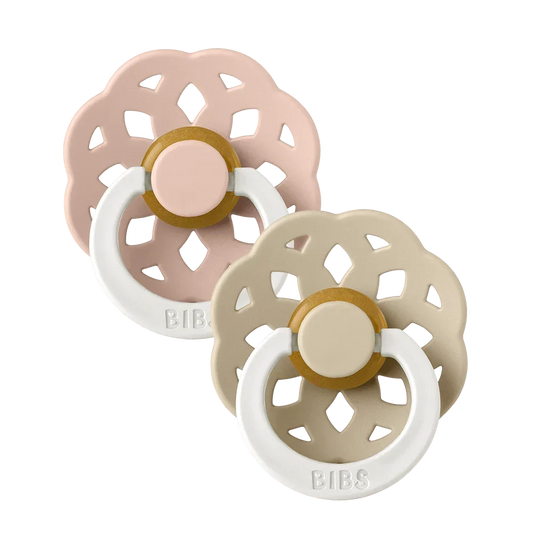 BIBS Boheme GLOW 2 pack LATEX Blush/ Vanilla Glow