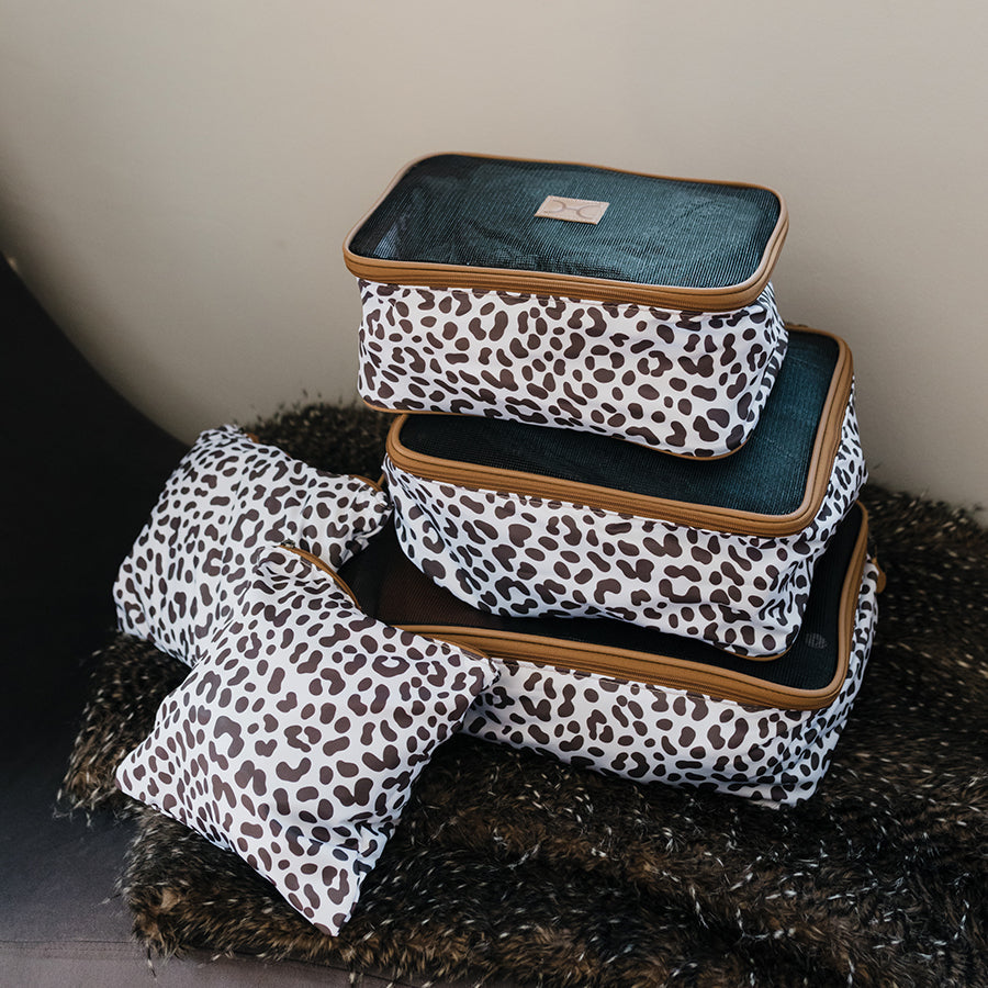 Thandana Hospital Bag Organiser / Travel Pod : Cheetah White