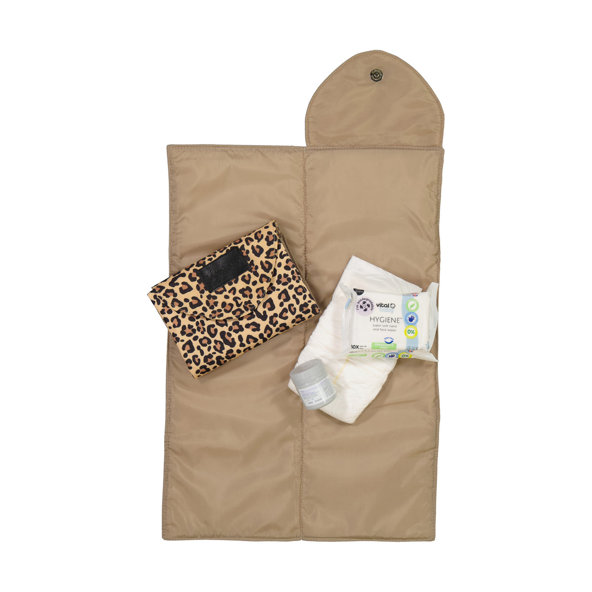 Jeankelly Padded Changing Mat - Leopard Print