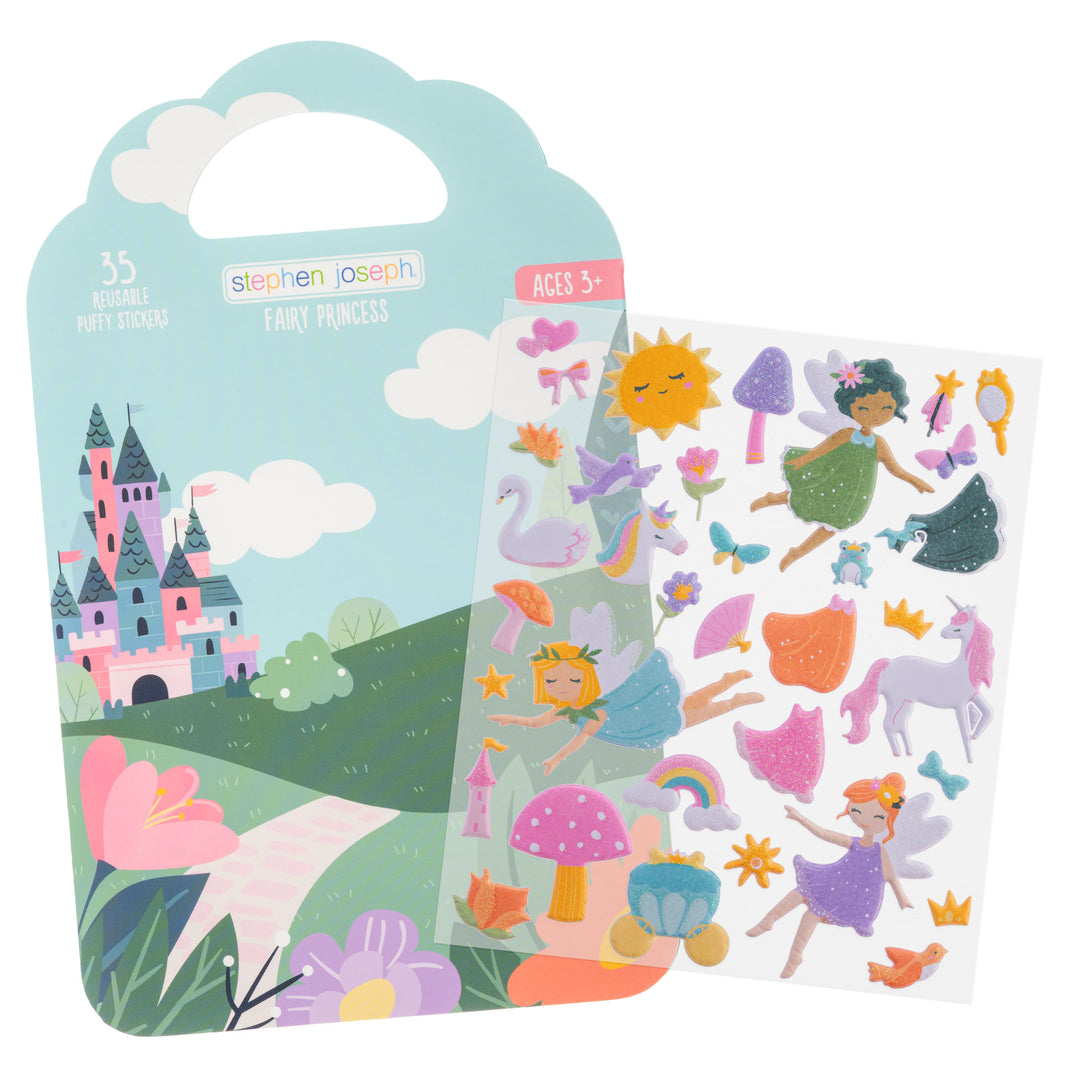 Stephen Joseph Reusable Puffy Stickers Princess