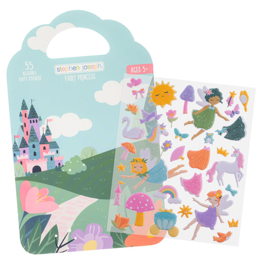Stephen Joseph Reusable Puffy Stickers Princess