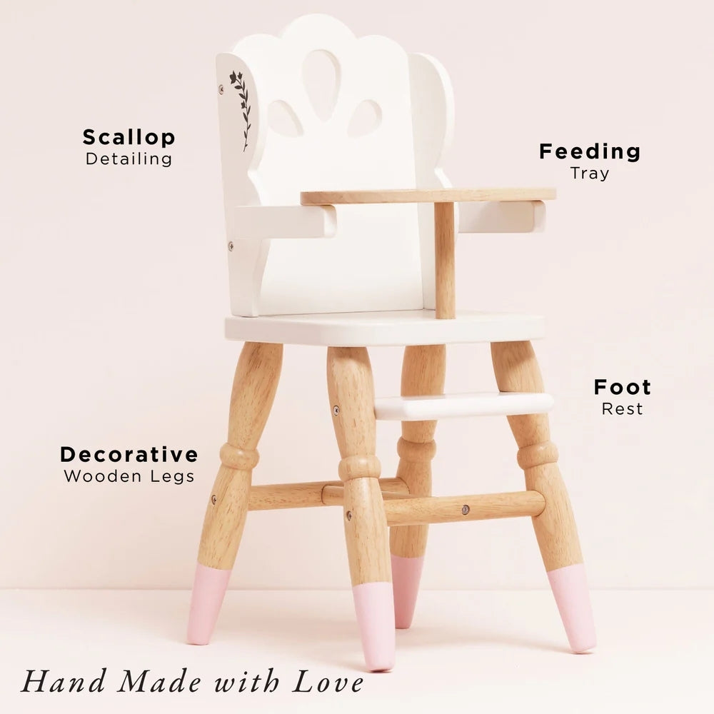 Le Toy Van - Dolls Wooden High Chair