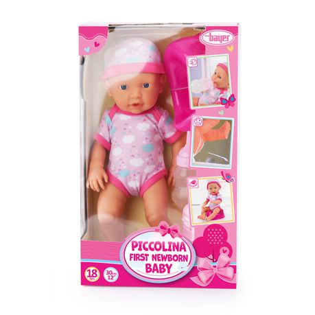 Bayer Piccolina Newborn Baby (Pink) Clouds with Accessories (30cm Tall)