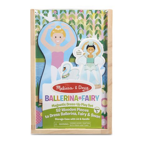 Melissa & Doug Ballerina/ Fairy Magnetic Dress-Up Play Set