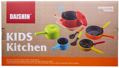 Kids Colourful Pots and Pan Kitchen Set