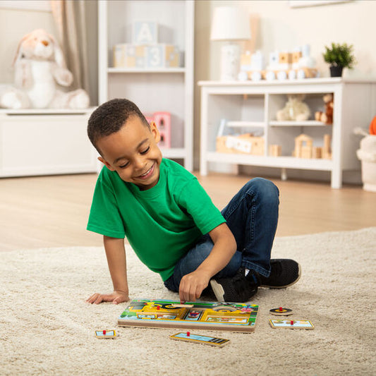 Melissa & Doug Sound Puzzle : The Wheels on the Bus