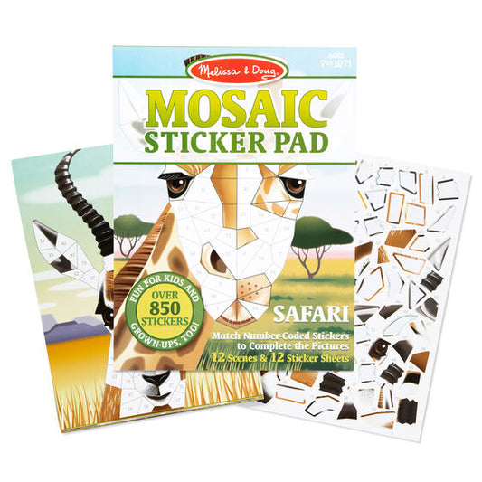 Melissa &  Doug Mosaic Sticker Pad - Safari