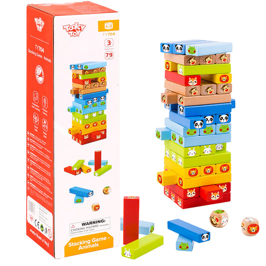 Tooky Toy Animal Jenga