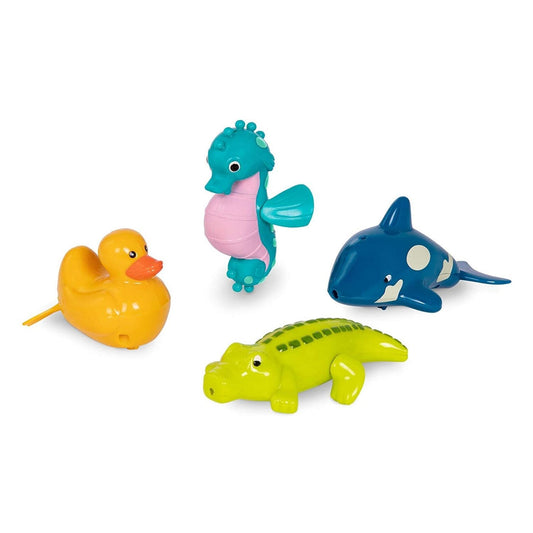 Battat Wind-Up Friends - Sea-Horse, Croc, Duck, Whale