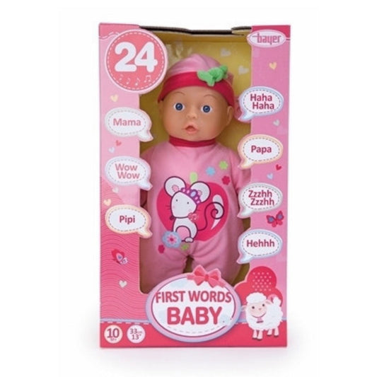 Bayer My First Baby Doll With 24 Sounds - 33cm