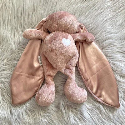 Tiger Lily Pink Bunny with Mocha ears