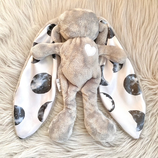 Tiger Lily Grey Bunny with Moons