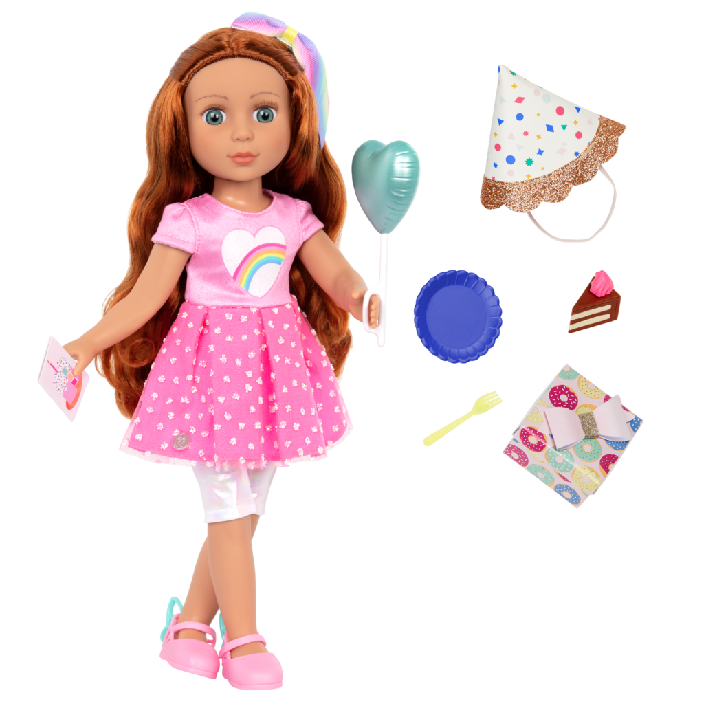 Glitter Girls Poseable 14″ Birthday Party Doll Cicely