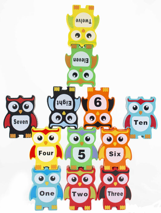 Wooden Owl Stacking