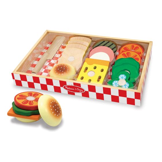 Melissa & Doug Sandwich Making Set - Wooden Play Food