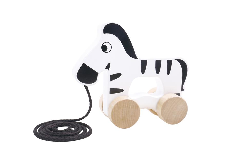 Tooky Toy Pull-Along Zebra