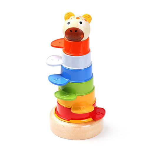 TopBright - 2 in 1 Colourful Tower Stacking Cups 8 Pieces